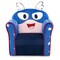 Costway Kid's Sofa Chair Toddler Upholstered Armchair Wooden Frame Children Couch Navy